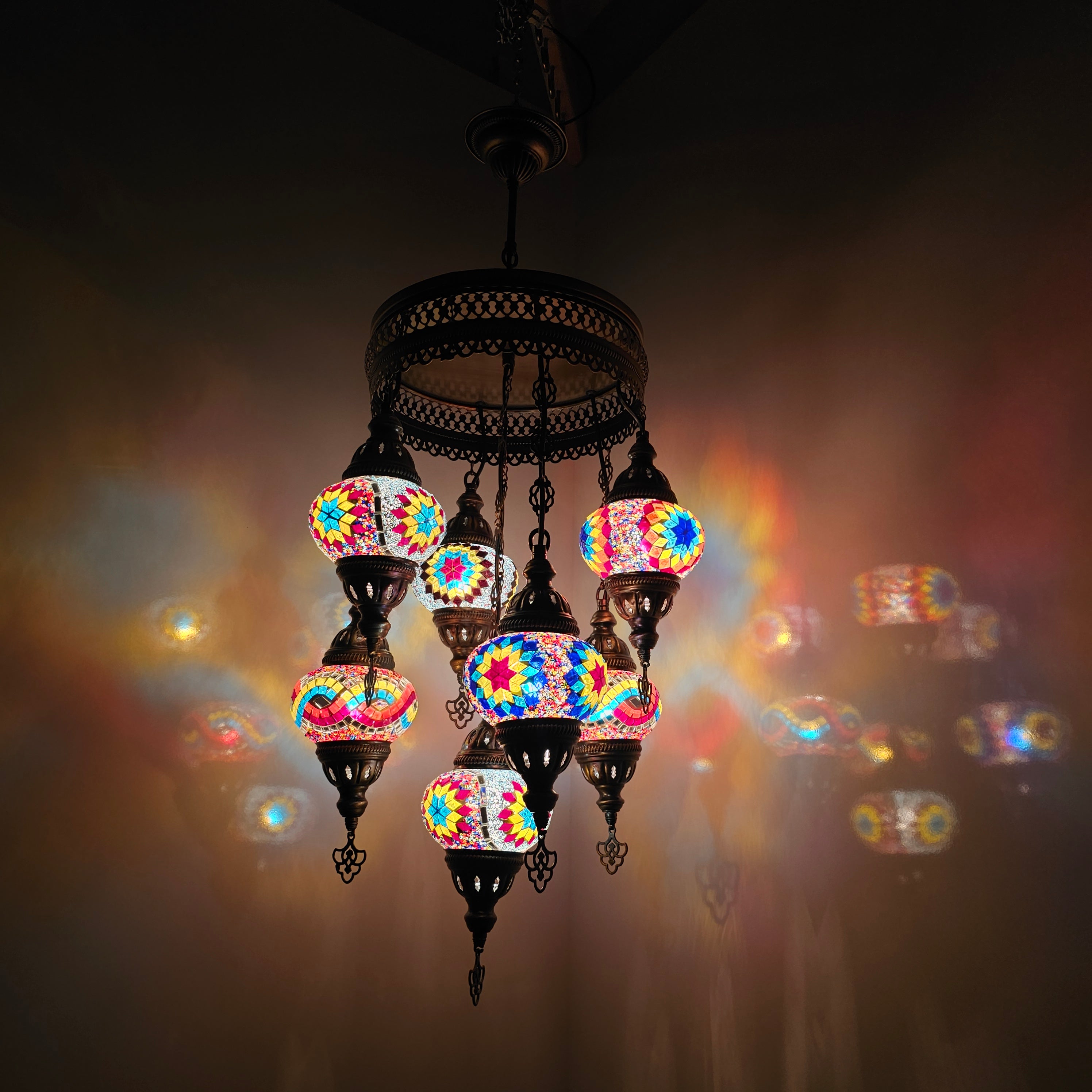 Wholesale of Handcrafted Turkish Mosaic Chandeliers – Mosaic Lamps